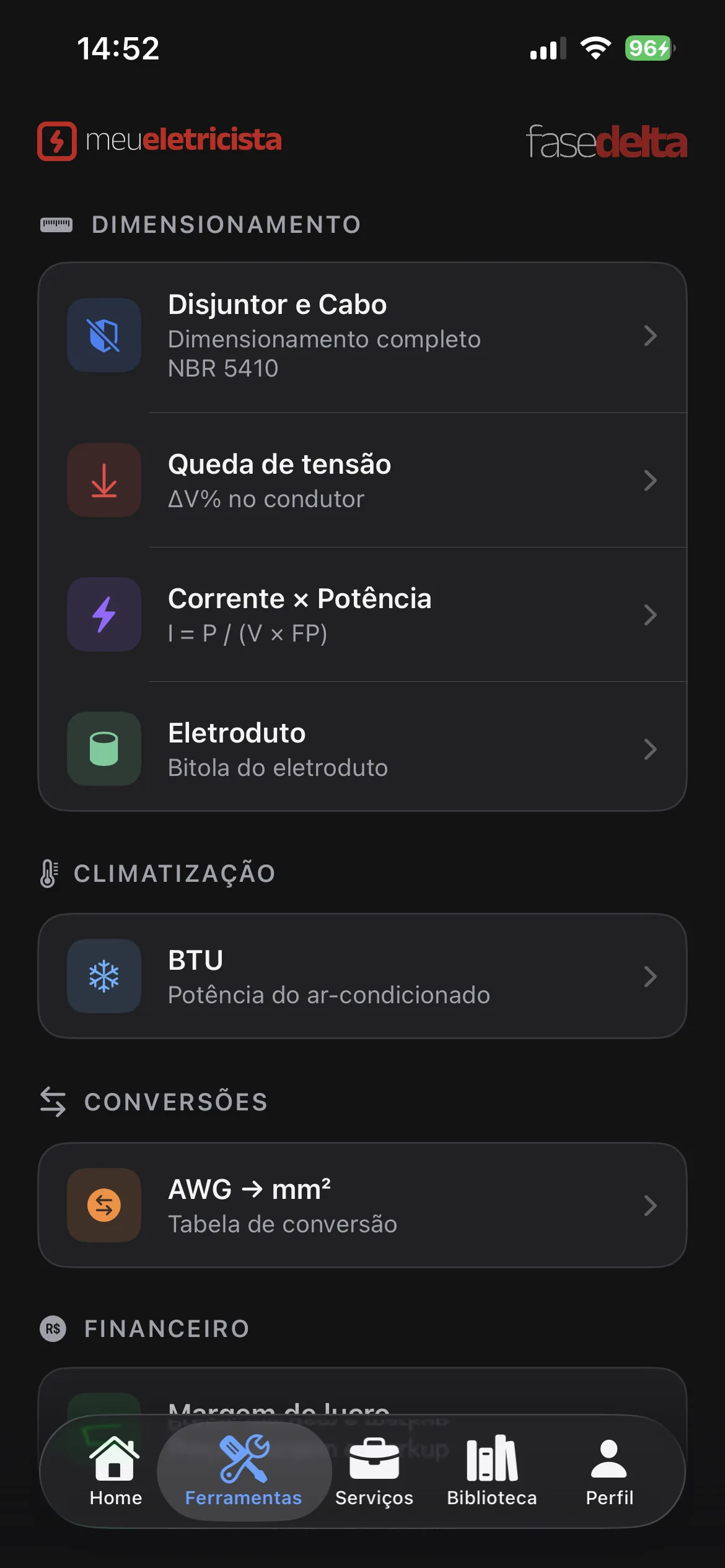 Lista de calculadoras