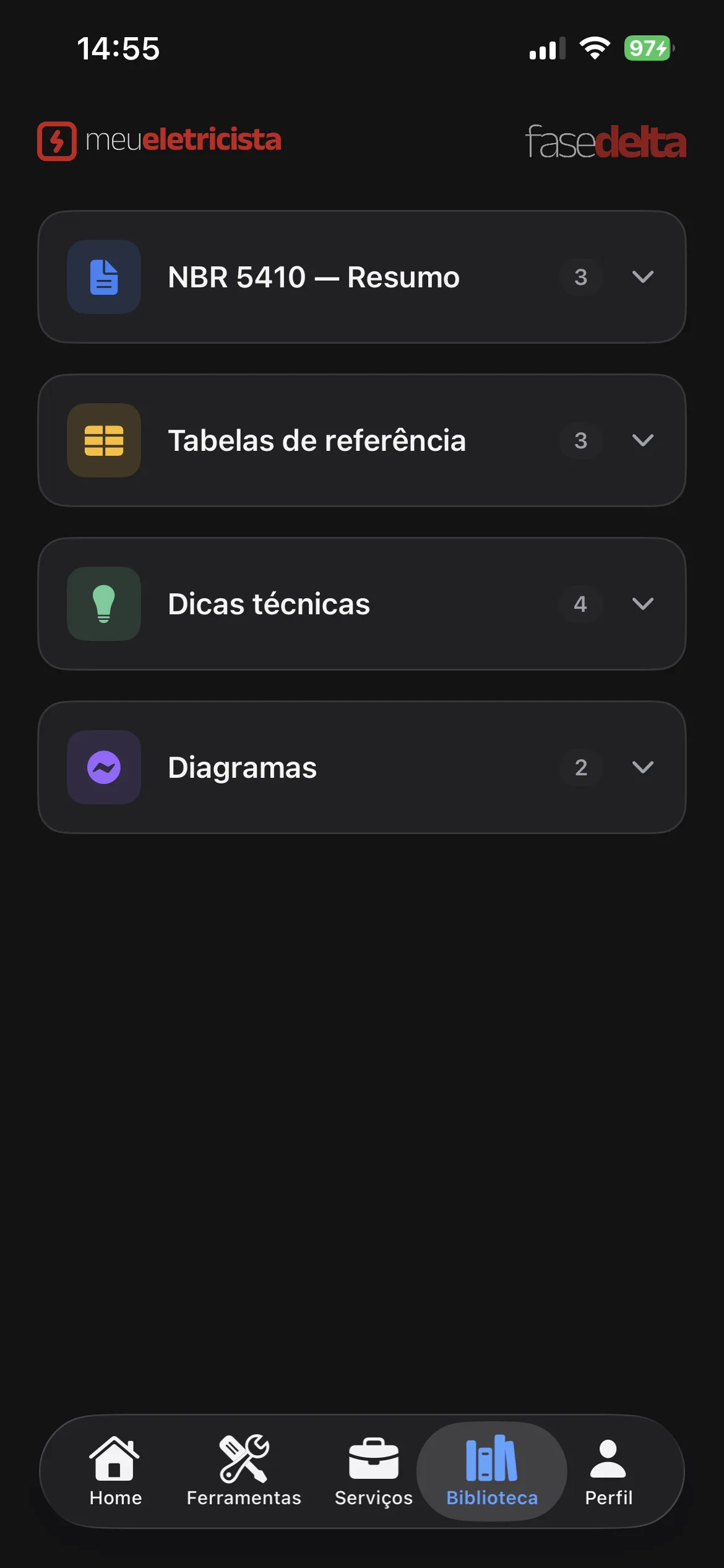 Biblioteca NBR 5410